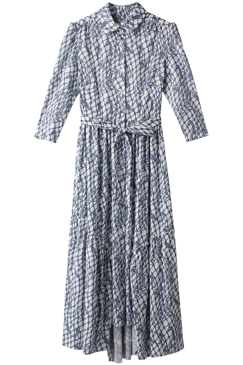 コルコバード/CORCOVADOのSmooth Jersey ウエストリボンシャツドレス(モスク/3801-010-241 DRESS)