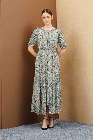 コルコバード/CORCOVADOのJersey ボートネックドレス(110500/110502)