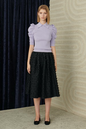 コルコバード/CORCOVADOのハーフミラノニットトップス(110300/110301)