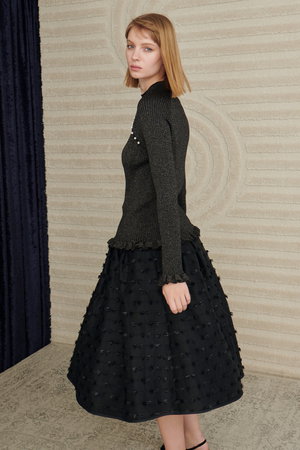 コルコバード/CORCOVADOのリボンカットジャカードスカート(110700/110702)