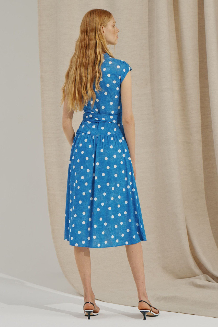 Wonderful World Kaneko Isao デニム生地 ドレス CORCOVADO(コルコバード)｜デニムドットカシュクールドレス