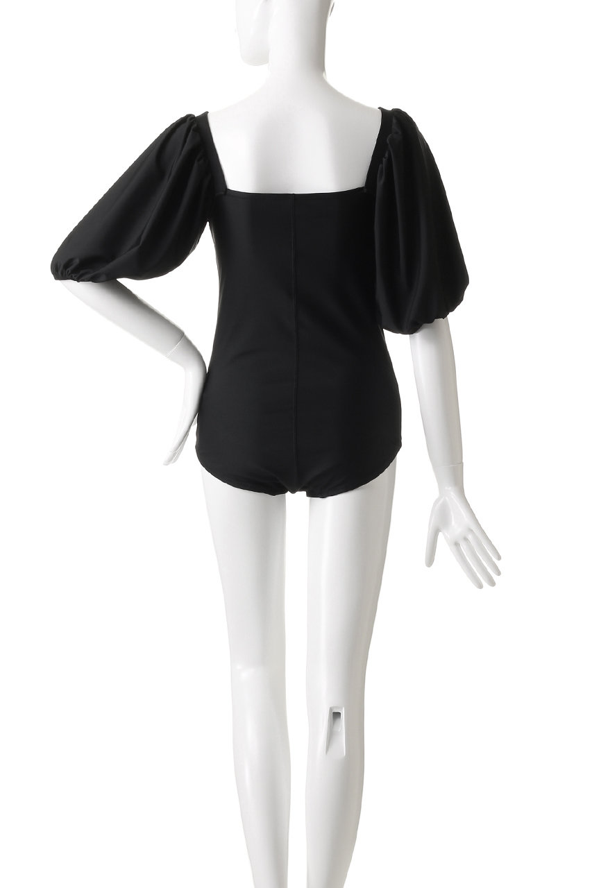 CORCOVADO(コルコバード)｜パフスリーブ ワンピース水着/ブラック の