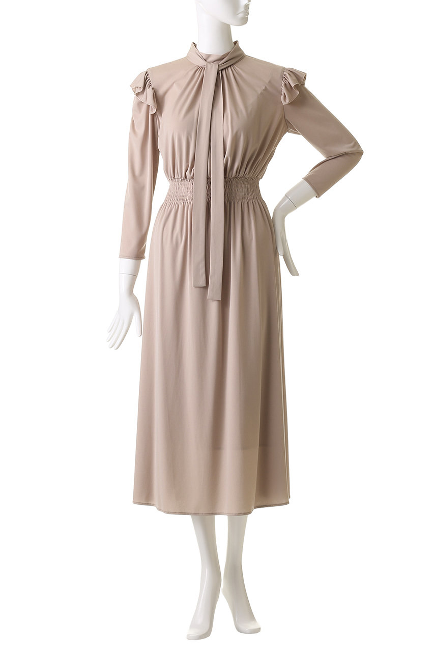 CORCOVADO コルコバード 白襟シフォンボウタイドレス CORCOVADO