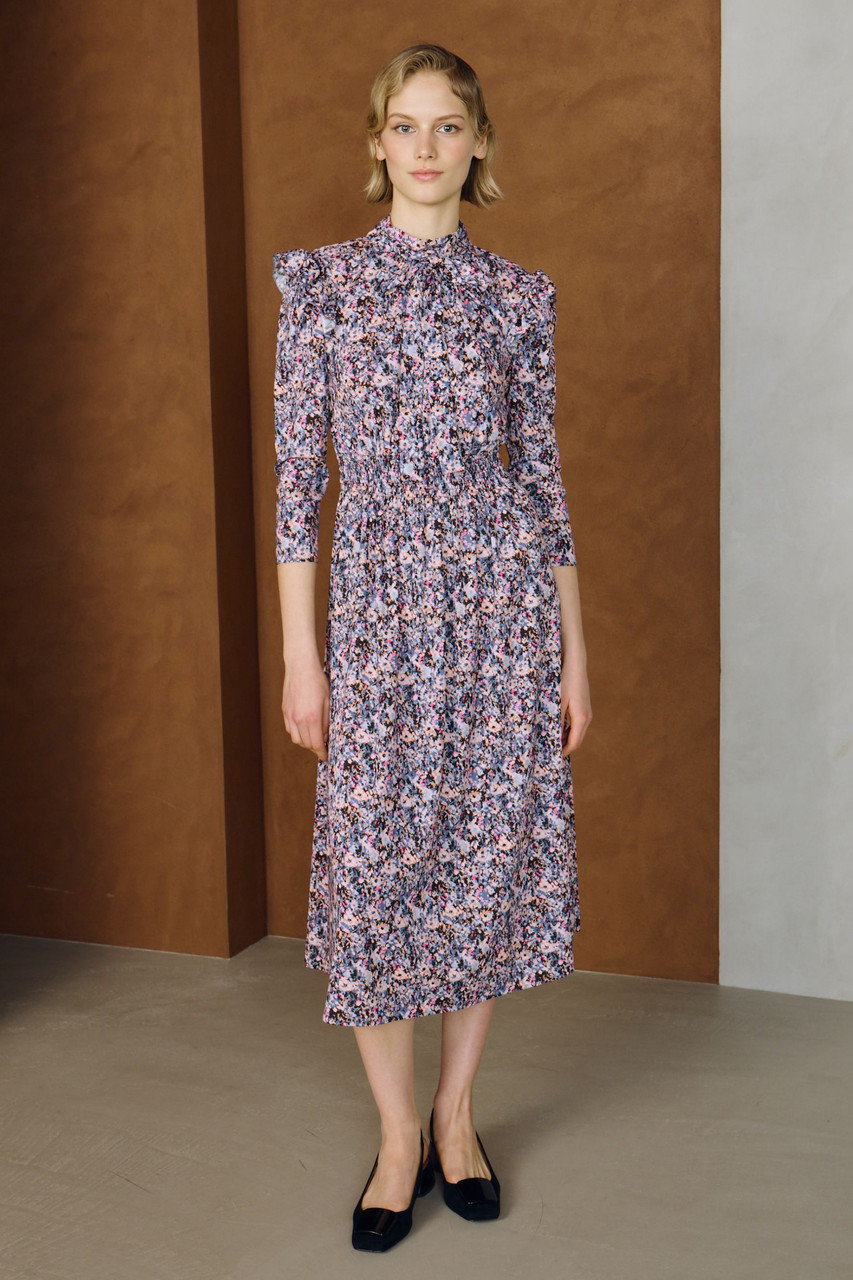 【CORCOVADO】 POLYESTER SATIN ボウタイドレス CORCOVADO / Polyester Jersey ボウタイドレス CORCOVADO Night
