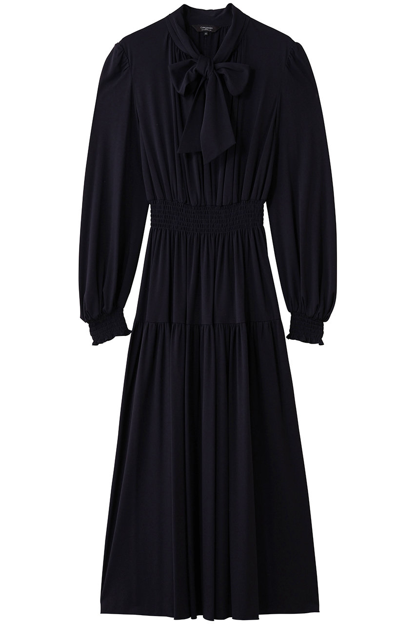 CORCOVADO ボウタイリボンドレス (ネイビー, 36) コルコバード ELLE SHOP CORCOVADO ボウタイリボンドレス (ネイビー, 36) コルコバード ELLE SHOP