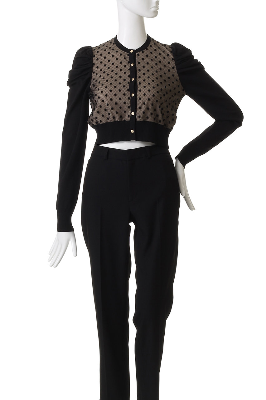 CORCOVADO(コルコバード)｜チュールドットフロッキーカーディガン