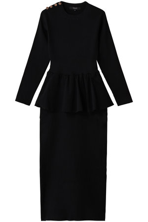 コルコバード/CORCOVADOのペプラムニットドレス(110500/110502)