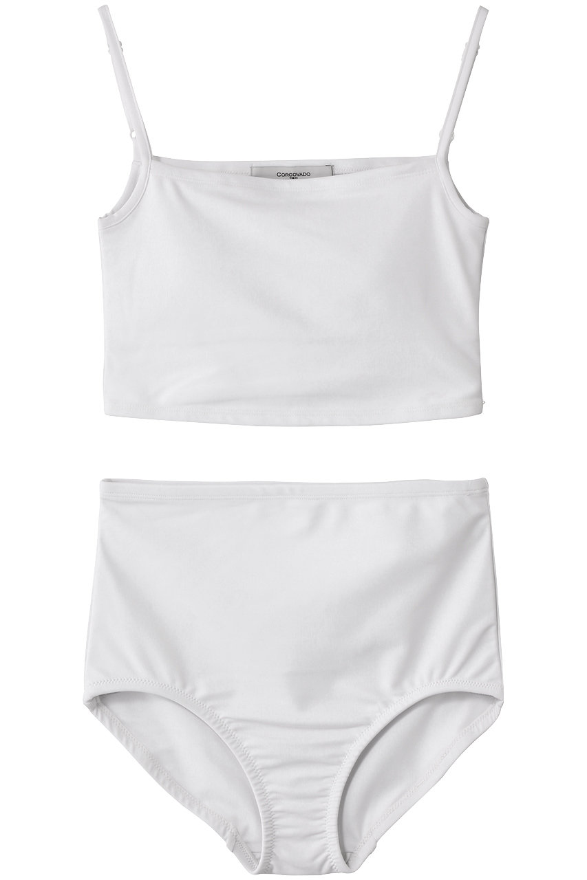CORCOVADO ソリッド タンキニ (ホワイト, 36) コルコバード ELLE SHOP CORCOVADO ソリッド タンキニ (ホワイト, 36) コルコバード ELLE SHOP