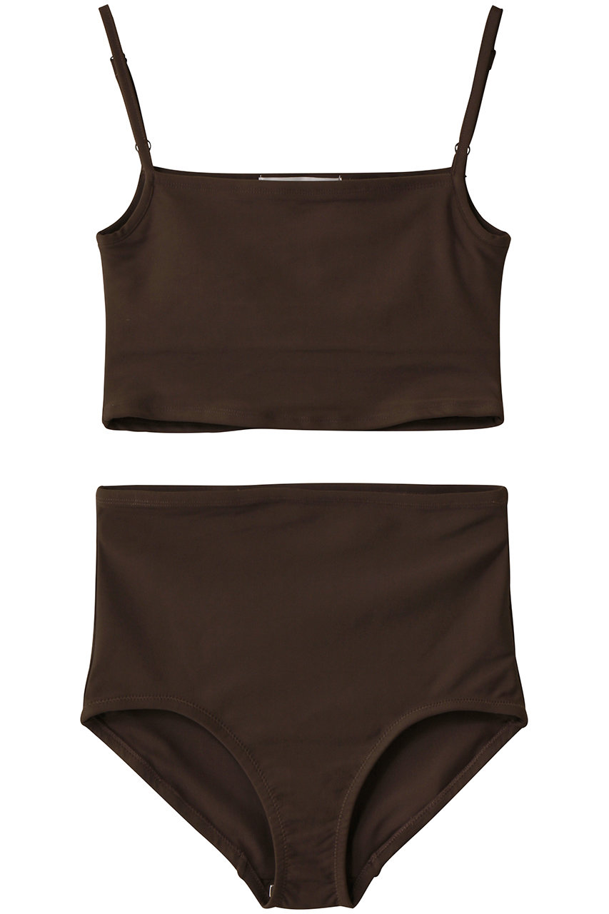 CORCOVADO ソリッド タンキニ (ブラウン, 36) コルコバード ELLE SHOP CORCOVADO ソリッド タンキニ (ブラウン, 36) コルコバード ELLE SHOP