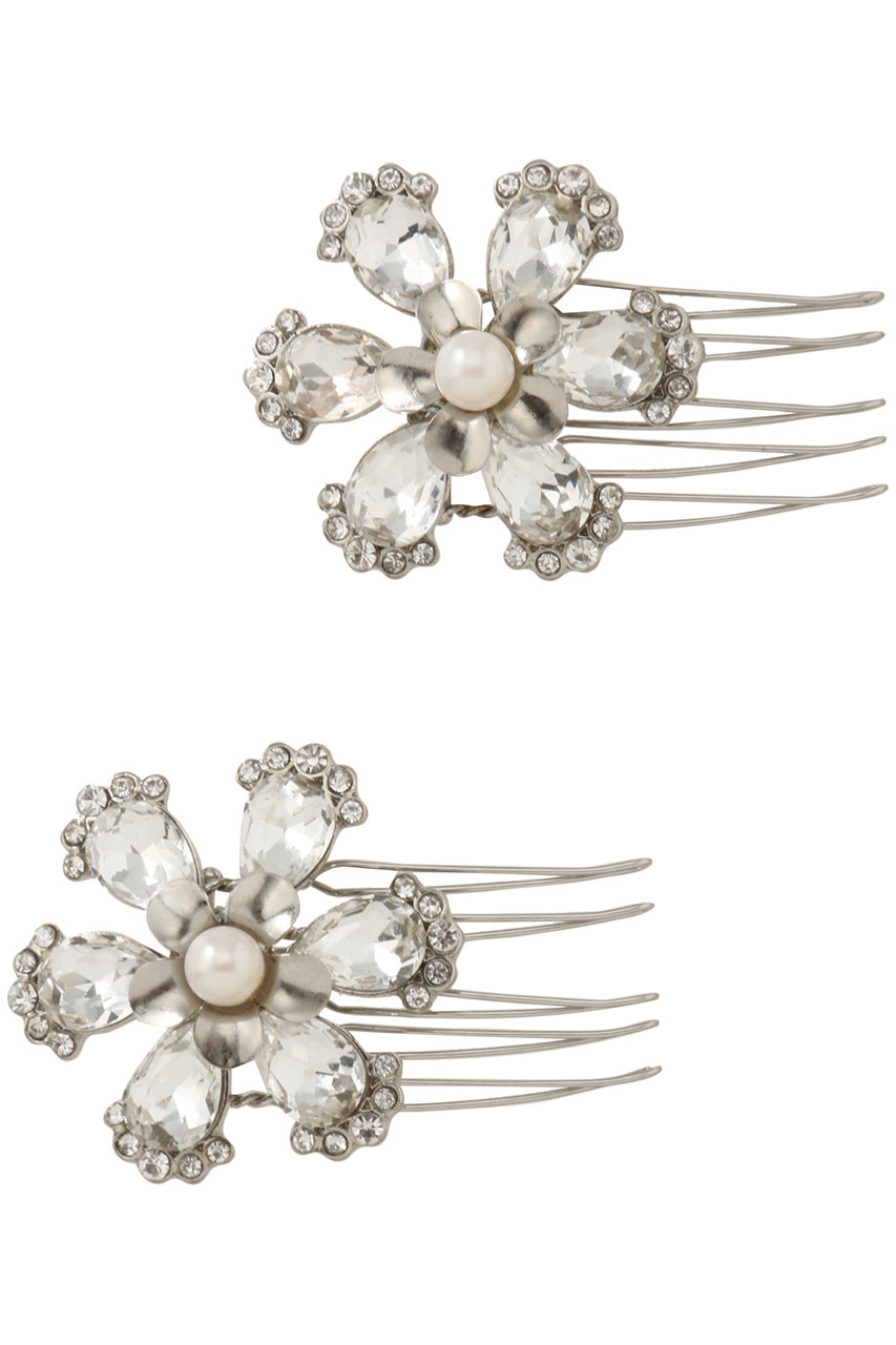 コルコバード/CORCOVADOのCREA 2comb ヘアコームピン(シルバー/34-262-0007)