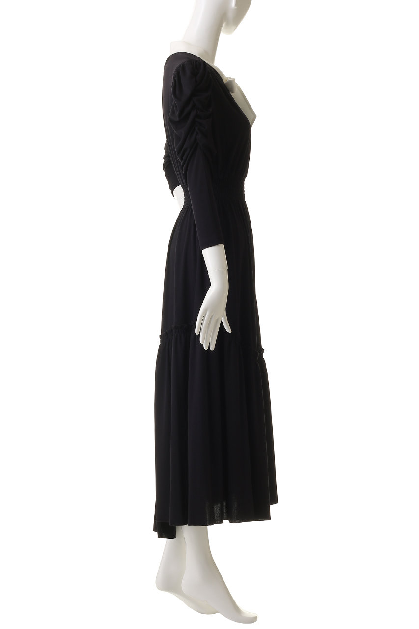 CORCOVADO(コルコバード)｜バイカラーボウタイリボンドレス/ネイビー