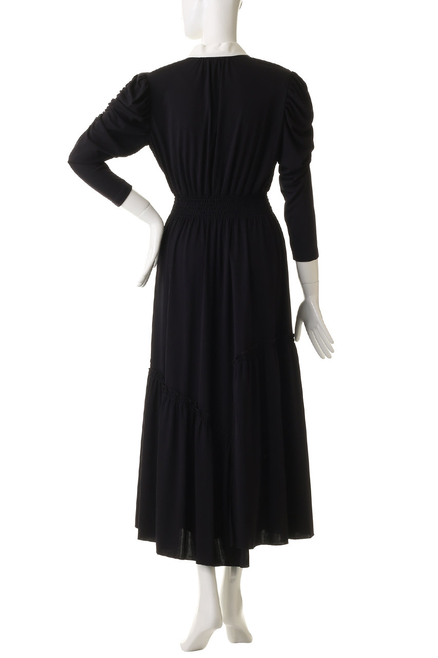 CORCOVADO(コルコバード)｜バイカラーボウタイリボンドレス/ネイビー