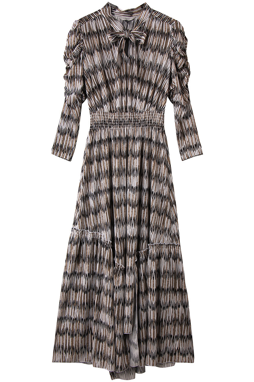 CORCOVADO(コルコバード)｜プリントボウタイリボンドレス/ガーデン の