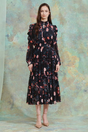 コルコバード/CORCOVADOのローザシフォンドレス(110500/110502)