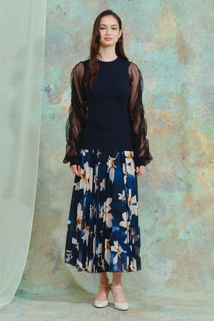 コルコバード/CORCOVADOのカラーシフォンスカート(110700/110702)