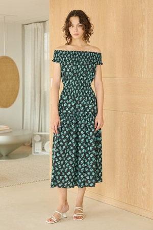 コルコバード/CORCOVADOの【予約販売】ジャージーオフショルダードレス(110500/110502)