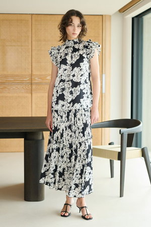 コルコバード/CORCOVADOの【予約販売】モノトーンサテンブラウス(110400/110402)