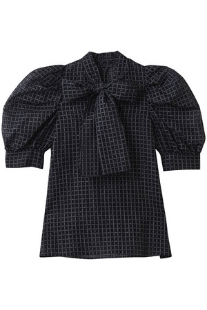 コルコバード/CORCOVADOのコットンシルクシアーチェックブラウス(110400/110402)