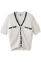 ツイードライクカーディガン コルコバード/CORCOVADO ホワイト