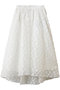 カットジャカードスカート コルコバード/CORCOVADO ホワイト