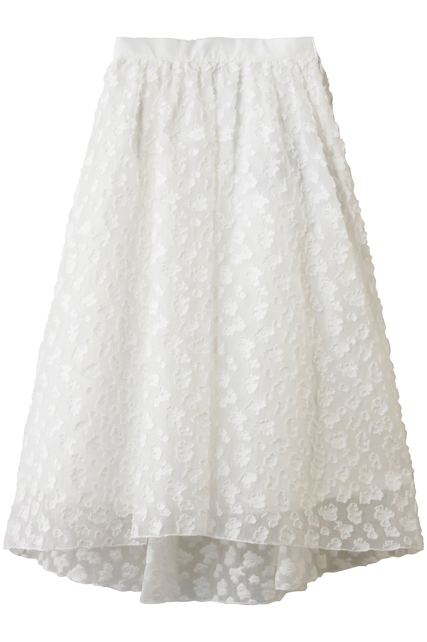 コルコバード/CORCOVADOのカットジャカードスカート(ホワイト/3802-151-262 SKT)