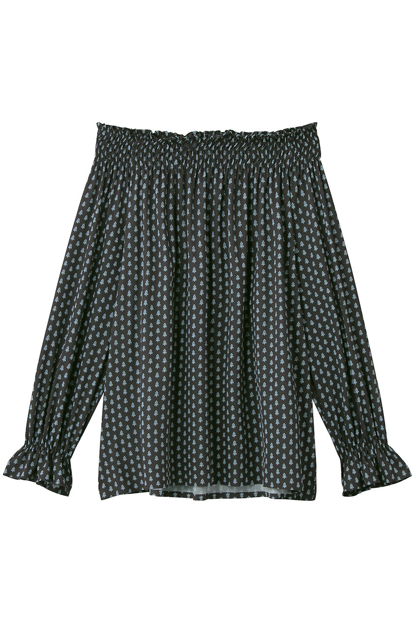 コルコバード/CORCOVADOのオフショルダーラッシュガードトップス(ブラウン×サックス/3808-210-262　SWIMS)