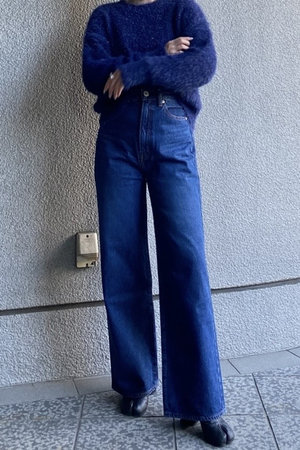 ニードバイヘリテージ/NEEDBY heritageのLUNA ワイドストレートデニムパンツ(110600/110604)