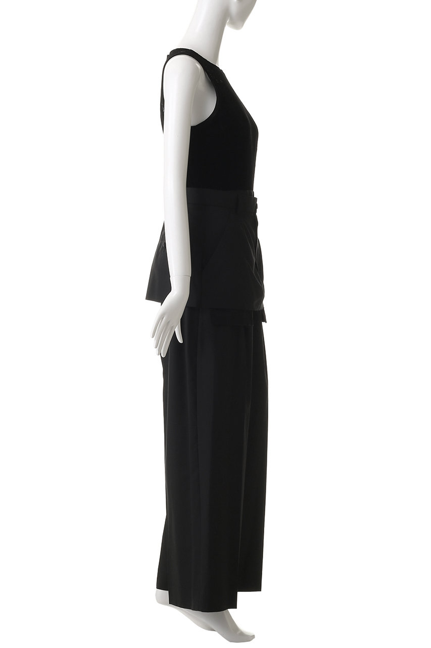 Chika Kisada(チカ キサダ)｜レース タンク コンビネゾン/ブラック の