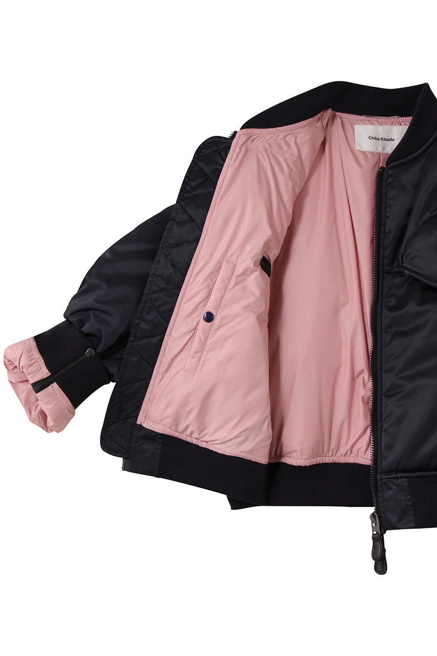 完売品　Chika Kisada チュールビッグMA1ジャケット　2024 pu8695-01_1.jpg