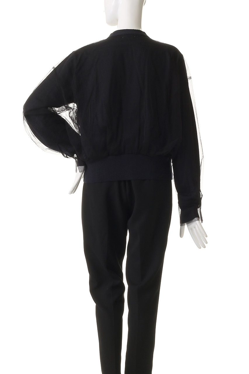 Chika Kisada(チカ キサダ)｜チュール レイヤー Vカーディガン