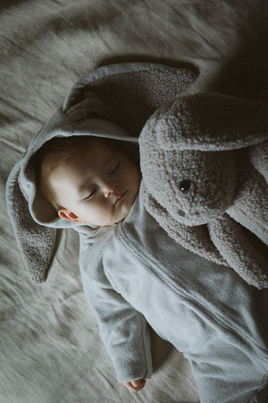 マールマール/MARLMARLの【BABY】多機能ぬいぐるみ＋ナイトウエア sweet dream box MAU3(ライトグレー) 60-70㎝