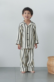 【KIDS】ナイトウェア calmy stripe/110-120 110-120cm