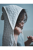 【BABY&KIDS】オーガニックフード付きタオル hooded towel ivory F