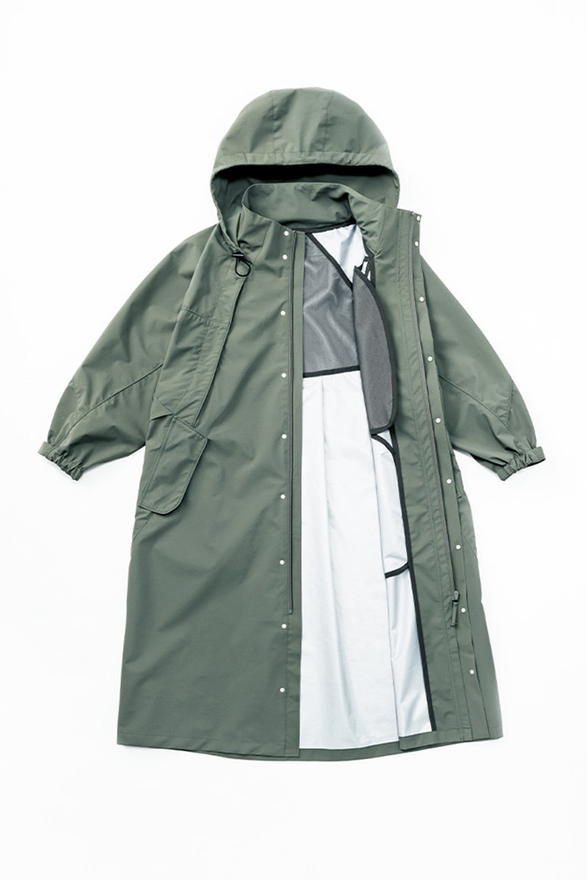 MARLMARL(マールマール)｜【UNISEX】 【MATO by MARLMARL】HUG RAINCOAT/MOSS  の通販｜ELLESHOP・(エル・ショップ)