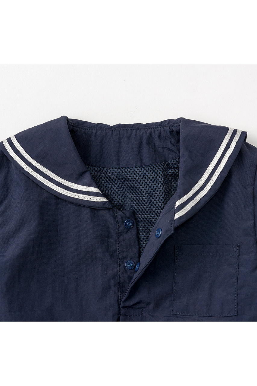 MARLMARL(マールマール)｜【Baby】paddle rompers/navy の通販