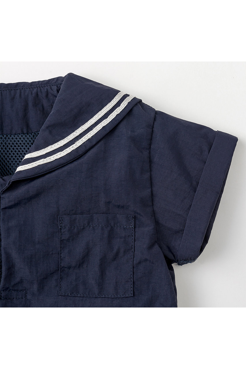 MARLMARL(マールマール)｜【Baby】paddle rompers/navy の通販