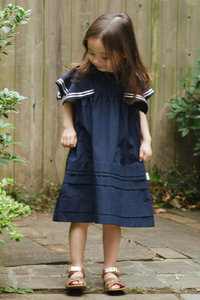 MARLMARL(マールマール)｜【BABY】paddle rompers/navy の通販