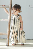【BABY&KIDS】loisir salopette stripe/100-120cm 100-120cm マールマール/MARLMARL