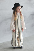 【BABY&KIDS】loisir salopette stripe/100-120cm 100-120cm マールマール/MARLMARL