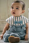【Baby】dolce green stripe マールマール/MARLMARL