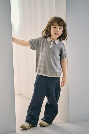 マールマール/MARLMARLの【BABY&KIDS】knit polo shirts(200100/200103)