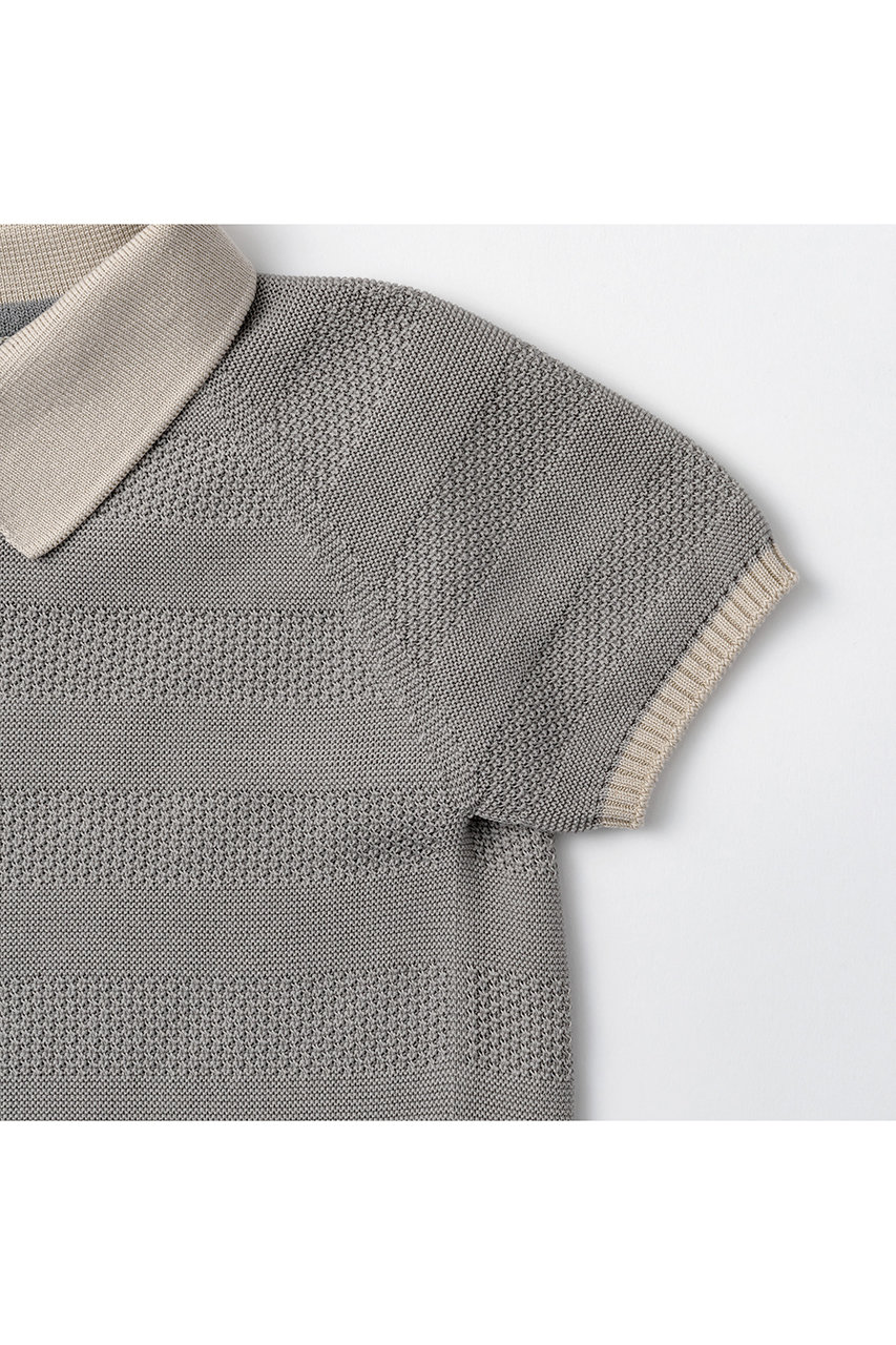 MARLMARL(マールマール)｜【BABY】knit polo rompers nezu 70-80cm