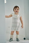 【BABY】knit frill rompers マールマール/MARLMARL