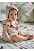 【BABY】knit frill rompers