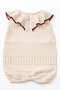 【BABY】knit frill rompers マールマール/MARLMARL