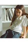 【BABY&KIDS】knit frill blouses