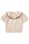 【Baby＆Kids】knit frill blouses マールマール/MARLMARL beni