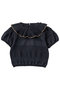 【Baby＆Kids】knit frill blouses マールマール/MARLMARL ai