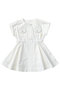 【KIDS】safari dress navy 110-120cm マールマール/MARLMARL white