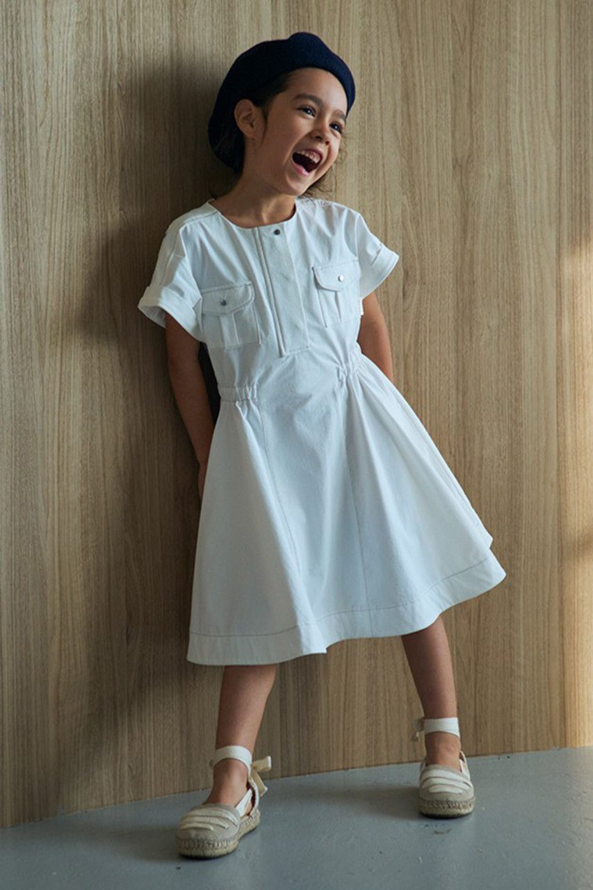 MARLMARL(マールマール)｜【KIDS】safari dress/white の通販